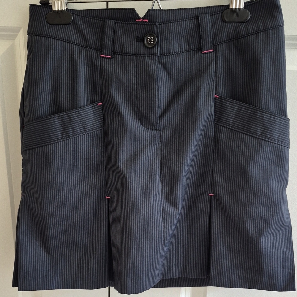 Nike Black Pinstripe Skirt
